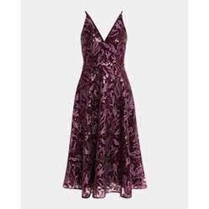 DRESS the POPULATION Elisa Lace Midi Dress PARTY COCKTAIL Size Small S